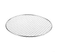 Grille de barbecue en acier inoxydable pour grillades en plein air Structure en maille améliore la circulation de l'air et le contact de la fumée pour une meilleure saveur (28 cm)