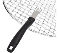 Grille de barbecue en acier inoxydable - Ustensiles de cuisine et accessoires | Poêle de cuisine en fonte pour extérieur, cuisine, barbecue, voyage, pique-nique, excursion, camping
