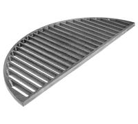 Grille de barbecue en fonte, forme demi-lune, 44,5 cm