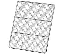 Grille de barbecue extra large en acier inoxydable 60 x 50 cm - Grille de barbecue d'extérieur polyvalente pour côtelettes, bœuf, poulet, légumes - Parfait pour le camping et la grille de feu de camp