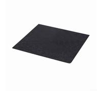Grille de barbecue ignifuge - 127 x 91,4 cm - Protection de sol résistante à l'huile pour foyers - Sous-couche de cuisson d'extérieur - Noir