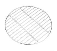 Grille de barbecue pliable pour barbecue Weber rond à charbon de bois de 43,2 cm, grille de barbecue en acier inoxydable avec section supérieure rabattable, grille résistante aux hautes températures