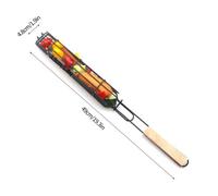 Grille de Barbecue portable en acieer inoxydable, Anti-choc, maille pour viande, outil de Bbq