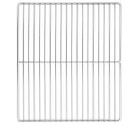 vidaXL Grille de Barbecue Argenté 40 x 35 cm Acier Inoxydable, Jardin et terrasse, Grille Moderne en Acier Inoxydable, Surface de Cuisson rectangulaire, Nettoyage Facile, résistant à la Rouille