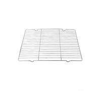 Grille de barbecue rectangulaire en acier inoxydable avec pieds renforcés pour pain, légumes et viande, 30 x 20,5 cm (taille S)