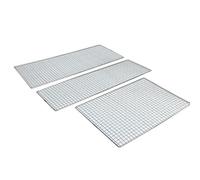 Grille de barbecue robuste en acier inoxydable 26 x 44 cm