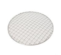 Grille de barbecue ronde en acier inoxydable, pour grille de cuisson, pour réchaud de camping et barbecue à charbon, grille de rechange portable pour pique-nique (20 cm)
