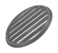 Grille de Barbecue Ronde en Fer, Cuisson et Chaleur | Accessoire pour Cuisson Extérieure, Répartition Homogène, Entretien Simple, Pièce Noire, Usage Grillades