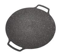 Grille de Barbecue Ronde Grille de Barbecue Coréenne pour Cuisinière Poêle à Frire Circulaire Plaque de Barbecue Coréenne Ustensiles de Barbecue pour la Cuisine Intérieure ou (Type Universel 30cm)