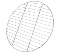 Grille de Barbecue Ronde Maille Fine, en Acier Inoxydable | Accessoire de Barbecue Réutilisable, Surface Antiadhésive, pour Camping Extérieur, Cuisson Mobile et Grillades