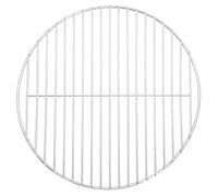 Grille de barbecue ronde - vidaXL - Ø37 cm - Acier inoxydable 304 - Argenté - Facile à nettoyer - Universelle