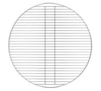 vidaXL Grille de barbecue Argent 57 x 57 cm Acier inoxydable