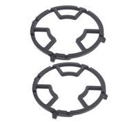Grille de Brûleur pour Cuisinière à Gaz en Fonte Noire, Lot de 2