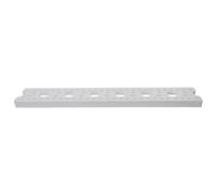 Grille de Caniveau Drainage Extérieur noire 20x4 Pouces en Résine | Surface Quadrillée Antidérapante, Bloque Feuilles et Déchets Plastiques, pour Rampes de Garage et Entrées Publiques