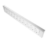 Grille de Caniveau en Acier Inoxydable Cuisine, Drainage Rapide | Protection Petits Débris, Pose Rapide, Usage Restaurant et Sanitaires Publics, Finition Argenté Simple