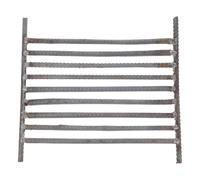 Grille de Cheminée Acier Robuste pour Poêle à Bois Extérieur | Support Stable, Ventilation Régulière, Répartition Homogène Chaleur, Usage Barbecue et Foyer