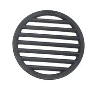 Grille de cheminée BAUSTER® en fonte - Ronde et à poutre - Pour poêle à bois, poêle à granulés, four - Diverses tailles 18-48 cm (Ø 23 cm)