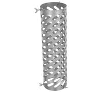 Grille de Cheminée en Acier Inoxydable Argenté pour Tente Extérieure | Protection Anti-étincelles, Usage Camping et Randonnée, pour Conduit de Fumée, Compatibilité