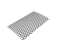 Grille de cheminée en acier noir | Ce dispositif de retenue en maille d'acier maintient le bois brûlé en toute sécurité sur la grille pour favoriser une