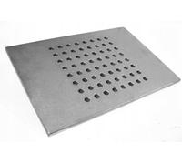 Grille de cheminée en Fonte 30 x 24 cm | Grille de Foyer Robuste | Grille à Cendres/Grille à feu/Grille de Four | Grille d’Angle en Fonte Lourde 300 x 240 mm