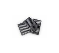 Grille de cheminée en fonte rectangulaire 18x22x1,5 cm