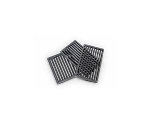 Grille de cheminée en fonte rectangulaire 18x22x1,5 cm