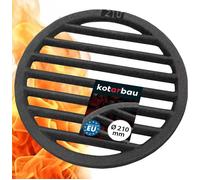 KOTARBAU® Grille de Cheminée en Fonte Ø 21 cm Grille en Fonte pour Insert poele a Bois cheminee