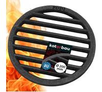 Grille de cheminée - Kotarbau - Ø 20 cm - Fonte gris - Universelle - Durable