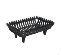 Grille de cheminée Relaxdays bûche pour cheminée H x L x P : 18 x 46 x 31 cm solide lourde fonte noir