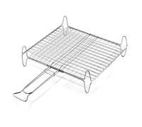 Grille de cuisson à double maille Ompagrill avec pieds de support