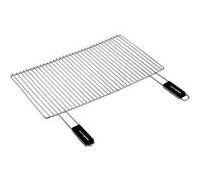 Cook'in Garden – Grille chromée barbecue 57×30 cm – Manche soft touch, résistante aux flammes
