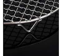 Grille de cuisson carrée en acier inoxydable de 26 cm - Maille antiadhésive - Grille ronde en acier inoxydable de 28 cm - Chauffage uniforme - Grille à rôtir robuste de 30 cm pour four et barbecue