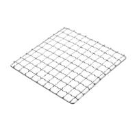 Grille de Cuisson Carrée en Acier Inoxydable, Revêtement Antiadhésif | Grilles de Barbecue, Usage au Fumoir Flammes, Limite la Chute des Aliments, Nettoyage Réduit