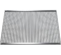 Grille de cuisson compatible avec le foyer de barbecue Wellfire Quattro, grille de remplacement en acier inoxydable, dimensions 530x380 mm, avec configurateur, disponible en version fixe/démontable, e