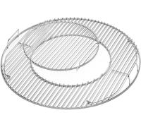 Grille de cuisson de 54,6 cm pour barbecue au charbon Weber de 57 cm, Weber, One-Touch, Performer, Bar-B-Kettle, Master-Touch, Smokey Mountain Cooker, grille de cuisson ronde amovible pliable de