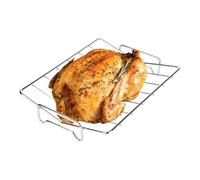 Grille de cuisson en acier inoxydable en forme de V - Cadre en métal pour