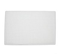 Grille de cuisson en acier inoxydable pour barbecue style barbecue en plein air Plateforme de cuisson à la vapeur pour viande, poisson, légumes (45 x 30 cm)