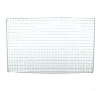 Grille de cuisson en acier inoxydable pour barbecue style barbecue en plein air Plateforme de cuisson à la vapeur pour viande, poisson, légumes (40 x 25 cm)