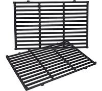 Grille de cuisson en fonte pour barbecue à gaz Weber Spirit I & II 300 Series, Spirit E/S 310, 320, 330, SP320 (avec boutons de brûleur avant)), 44,5 cm, 7638, grille de rechange pour Spirit 700
