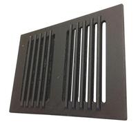 Grille de cuisson en fonte pour cheminée, dimensions : 31,8 x 24,8 x 1 cm