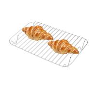 Grille de cuisson, étagère chauffante, 15 x 8,5 x 1,2 cm, support chauffant, en acier inoxydable, très résistant, outils multifonctionnels pour rôtir, cuisine, pâtisserie, maison, séchage, grillades