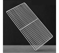 Grille de cuisson multi-usage en acier inoxydable pour four et barbecue, grille de refroidissement lisse pour gâteau pain, grille hygiénique en maille (20 x 40 cm)