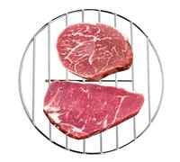 Grille de cuisson plateau pour barbecue grill en acier, cuiseur vapeur, | Grille ronde pour cuisinière, cuisinière, barbecue, extérieur, cuisine