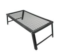 Grille de cuisson pliable en métal robuste et durable | Grille de cuisson pour jardin, plage, patio, balcon, camping, barbecue, pique-nique, réunions et