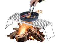 Grille de cuisson pliable pour barbecue en plein air, réunion de cour, randonnée, pêche, rôtir des légumes, champignons, poulet, viande, taille moyenne et grande