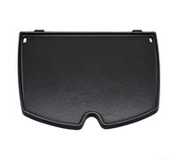 Grille de cuisson pour Weber Q Series - Plaque en fonte robuste avec bord surélevé pour barbecues Q1000 Q1200 Q1400 Noir