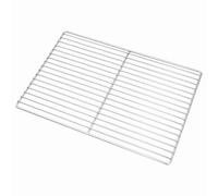 Grille de cuisson rectangulaire en acier inoxydable - 47 x 32,5 cm - Pour barbecue au charbon de bois et à gaz - Grille de rechange durable