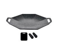 Grille de cuisson - revêtue de pierre médicale | Grille suspendue résistante à la chaleur pour la maison et l'extérieur, portable, facile à nettoyer, avec trou d'huile