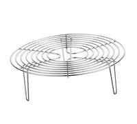 Grille de Cuisson Ronde Durable H 7cm Grille Vapeur Grille, Grille Outil en Acier Inoxydable Pratique pour Cuisson au Refroidissement à Vapeur, Cuisine Four Restaurant et Maison Pot, 11.02 Pouces