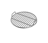 Grille de cuisson ronde - Grille de cuisson ronde en acier inoxydable - Dessous de plat antiadhésif et résistant à la chaleur - Plateforme surélevée pour la cuisson - Pliable pour griller, fumer